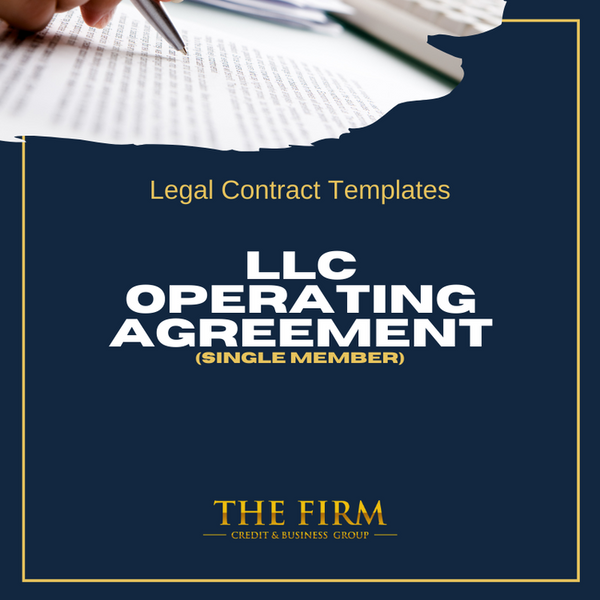 LLC Operating Agreement- Single Member